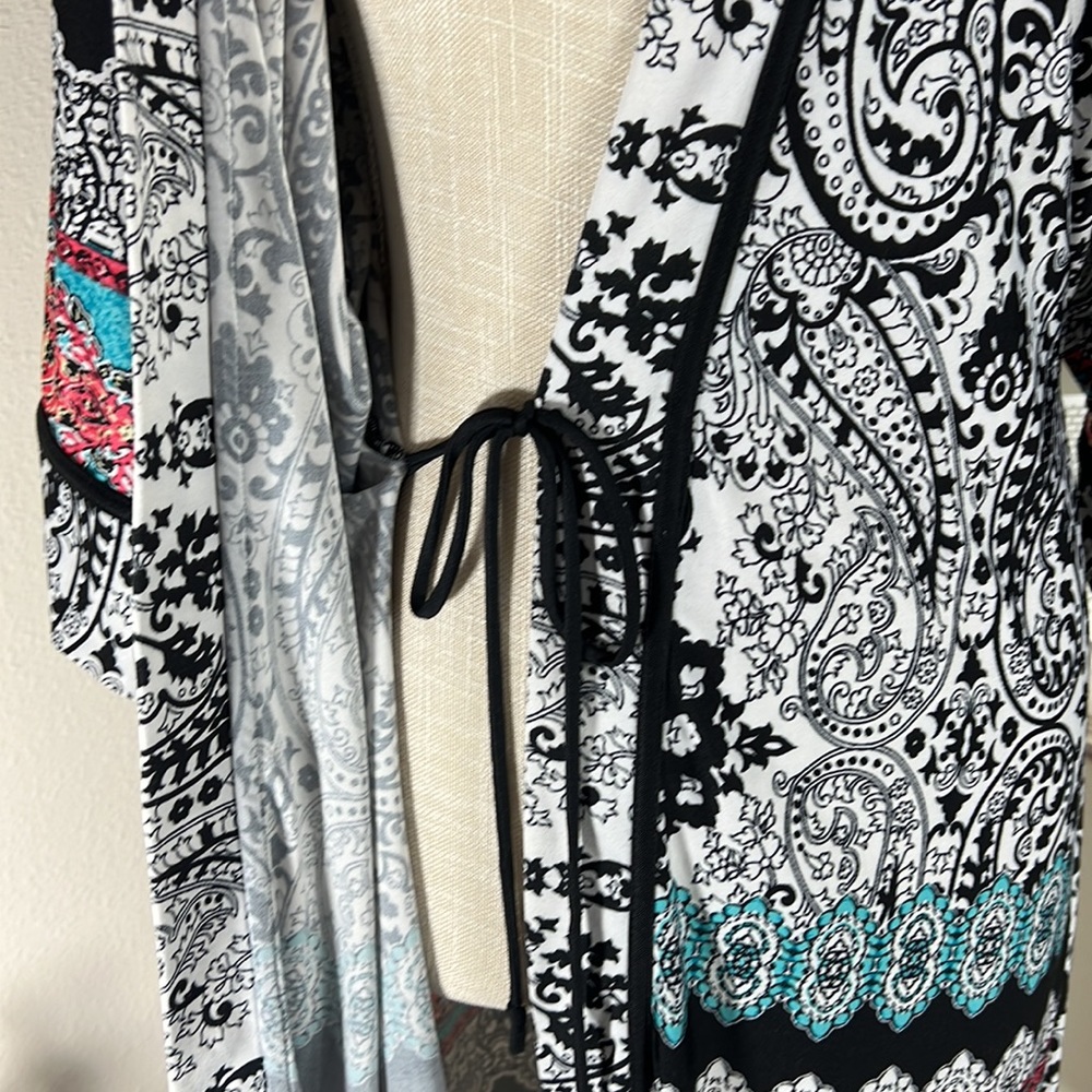 In Bloom S Mixed Pattern Robe - Picture 5 of 16